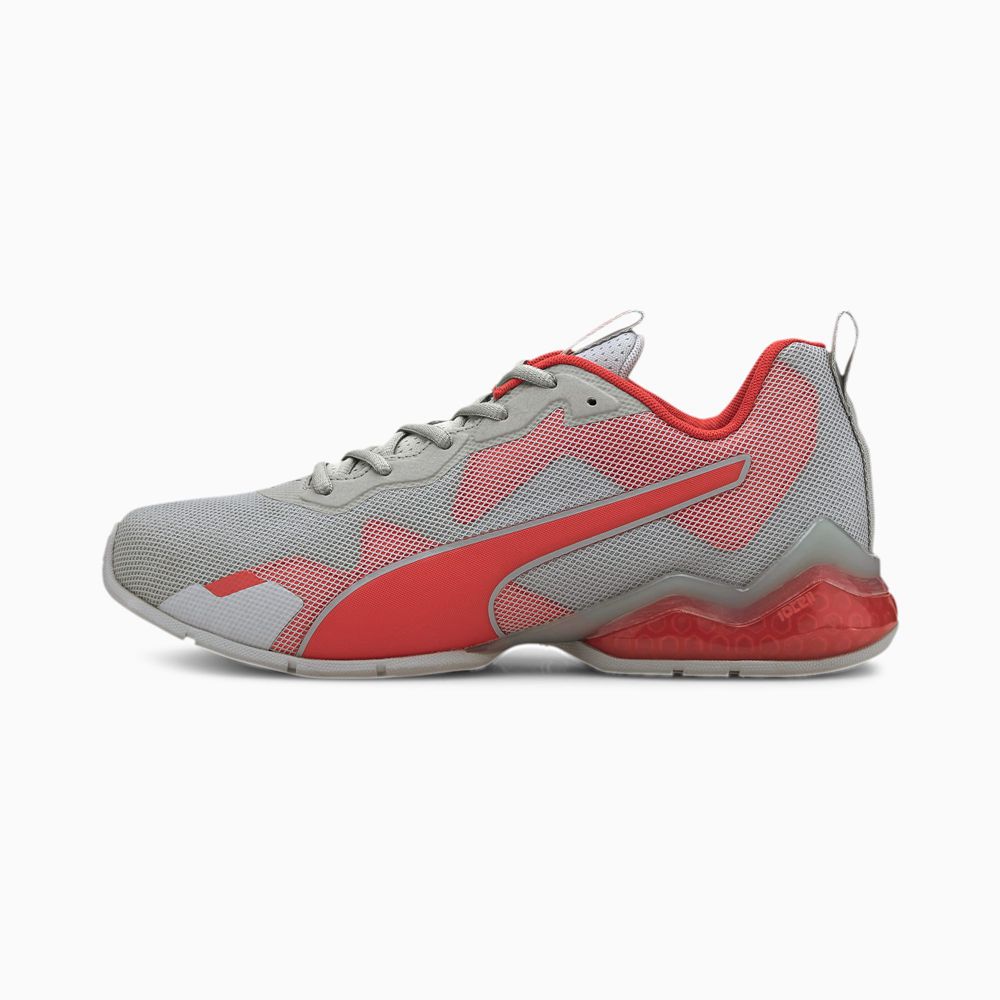 Puma CELL Valiant Férfi Edzőcipő - Szürke Lila/Piros ( Hungary - FYUEP9235 )
